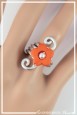 bague-reglable-en-aluminium-panache-couleur-argent-et-orange-portee-zoom